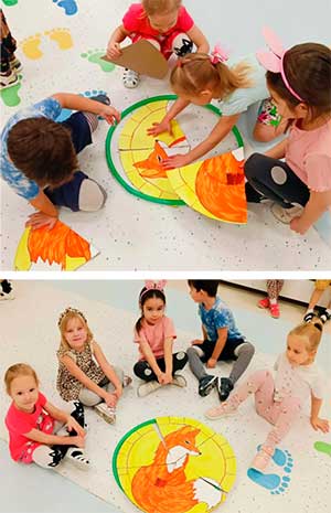 КОНСПЕКТ РАЗВИВАЮЩЕГО ЗАНЯТИЯ ДЛЯ ДЕТЕЙ 4-5 ЛЕТ «Лиса»