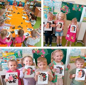 Аппликация «Осенний ёжик».