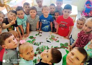 Рисование деревьев разными способами, используя нетрадиционные техники рисования.