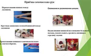 Методическая разработка «Консультация для родителей и педагогов «Значение нетрадиционного метода самомассажа в оздоровлении дошкольников»