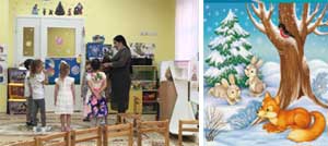 Конспект НОД по развитию речи в средней группе на тему «Прогулка в зимний лес»