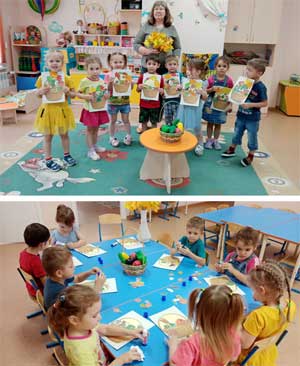 Конспект НОД художественно-эстетического развития в средней группе по аппликации на тему «Осенняя корзина»
