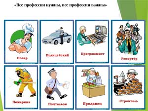 Конспект НОД по познавательному развитию «Важные профессии» (подготовительная группа)