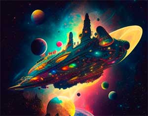 Конспект организованной образовательной деятельности по речевому развитию на тему: «Космическое путешествие» для детей старшей группы