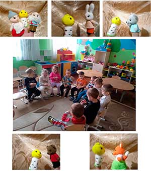 Конспект НОД в 1 младшей группе: «Пальчиковый театр по мотивам русской народной сказки «Колобок»