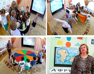 Конспект организованной образовательной деятельности с использованием игрового парашюта «Путешествие по материкам» (старший дошкольный возраст).