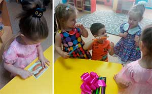 «Учим Машу чистить зубки» для детей 2-3 лет