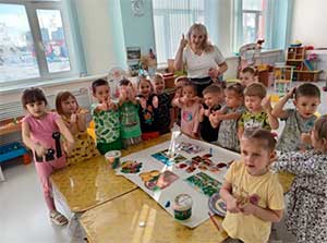Конспект занятия «Урожай Ежика» для детей средней группы.