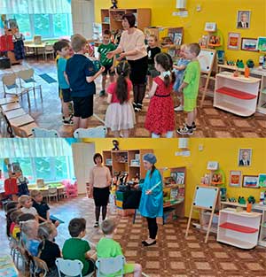 Итоговое интегрированное занятие в старшей группе «Путешествие по дорожкам радуги»
