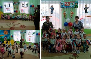 Праздник к 23 февраля для ясельной группы.