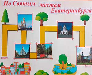 Дидактическая разработка — игровое пособие, настольная игра-путешествие «По святым местам Екатеринбурга»