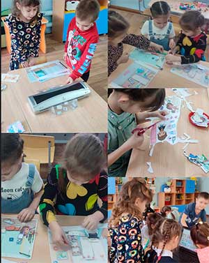 Игра на липучках как альтернатива телефону.