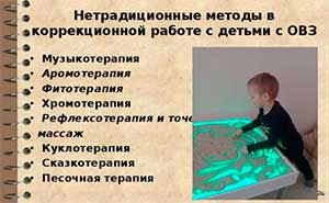 «Нетрадиционные технологии в коррекционной работе с детьми с ОВЗ»
