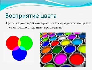 Особенности развития цветовосприятия у детей дошкольного возраста