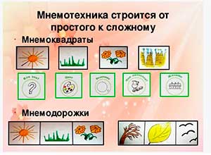 Опыт работы «Развитие речи детей с использованием мнемотехники»