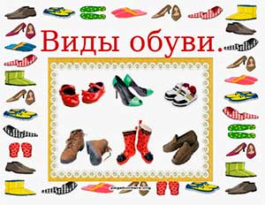 Конспект занятия образовательная область: «Ознакомление с окружающим миром» «Природа». Тема: «В обувном магазине. Какая бывает обувь»