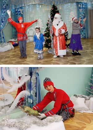 Новогодний сценарий «Емеля и Баба Яга» старший возраст