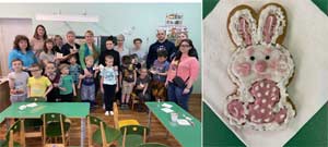 Мастер-класс совместно с родителями в старшей и подготовительной группе «Пряничная сказка»