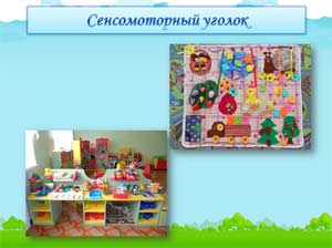 Организация предметно-развивающей среды в группах раннего возраста