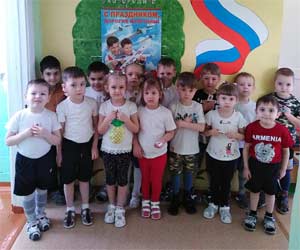 Спортивное развлечение «Мы защитники Родины» к 23 февраля в средней группе