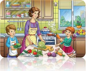 Консультация для родителей «Игры на кухне: готовим вместе»