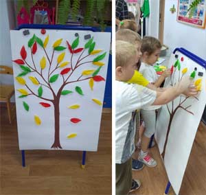 Аппликация «Осеннее дерево»