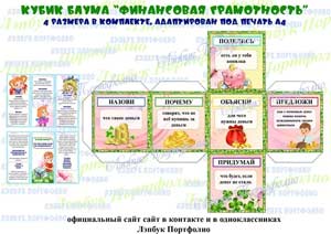 «Применение Кубика Блума на занятиях по финансовой грамотности».