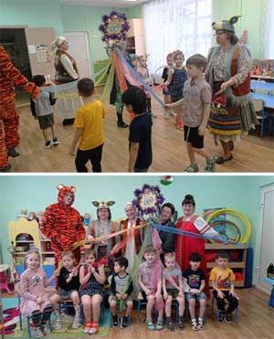 Фотоотчет рождественских святок — колядок в детском саду для детей старшего дошкольного возраста