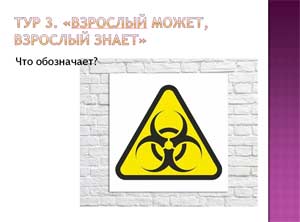 Игра — квиз «Детский сад — территория безопасности!»