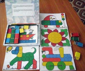 Дидактическая игра Разноцветная мозаика