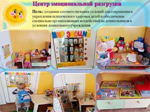 «Создание условий для эмоционального комфорта и благополучия воспитанников с особыми образовательными потребностями»