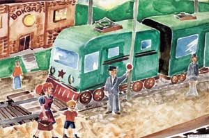 Конспект занятия, обучающего игровым действиям для сюжетно – ролевой игры «Железнодорожники» для детей старшего возраста.