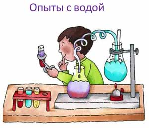 Конспект открытого занятия по экспериментированию с водой.
